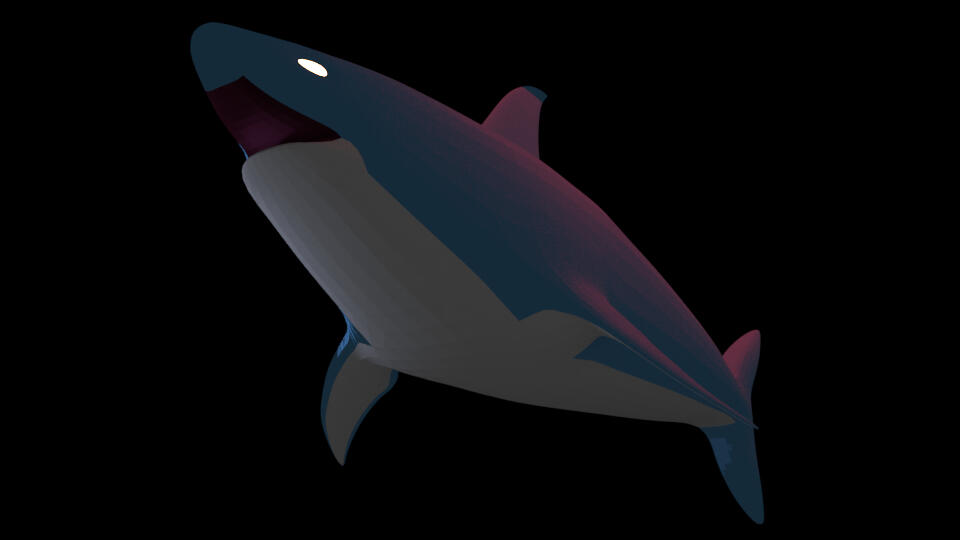 Low Poly Shark 02