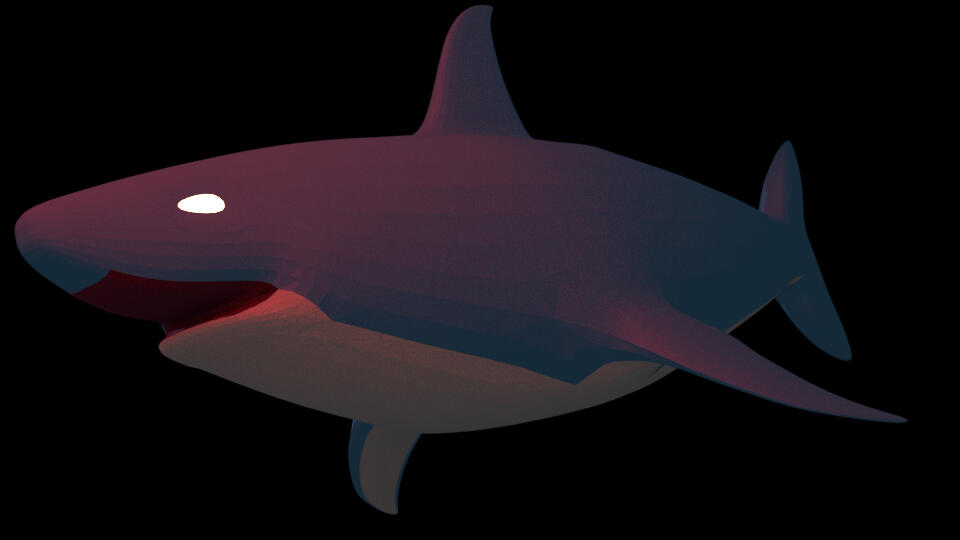 Low Poly Shark 01
